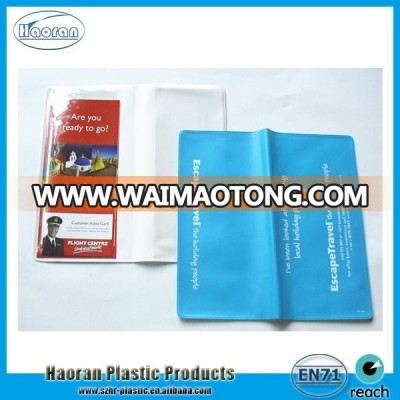 New Plastic PVC air ticket holder wallet for promotion